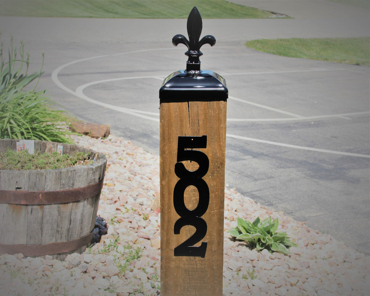 Metal Address Signs - Madison Iron and Wood