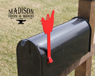 Ghost Mailbox Flag - Madison Iron and Wood - Mailbox Post Decor - metal outdoor decor - Steel deocrations - american made products - veteran owned business products - fencing decorations - fencing supplies - custom wall decorations - personalized wall signs - steel - decorative post caps - steel post caps - metal post caps - brackets - structural brackets - home improvement - easter - easter decorations - easter gift - easter yard decor