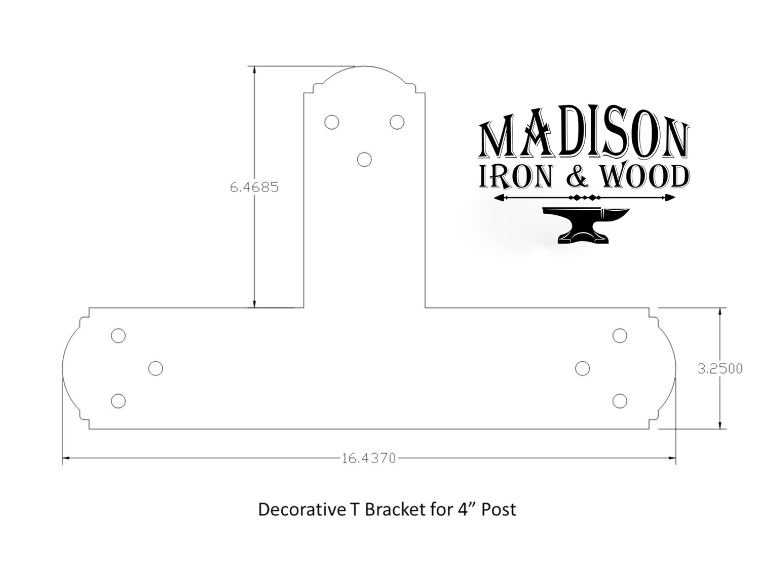 Madison Iron and wood – Metal Décor – Home Improvement – Home décor – Post Caps – Outdoor Décor