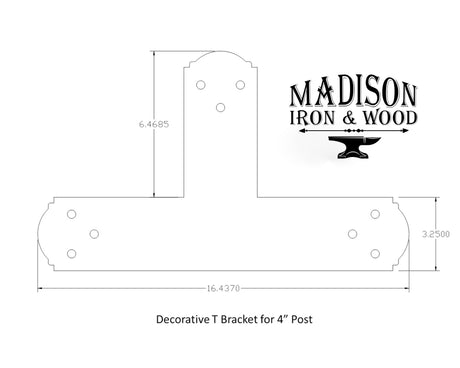 Madison Iron and wood – Metal Décor – Home Improvement – Home décor – Post Caps – Outdoor Décor